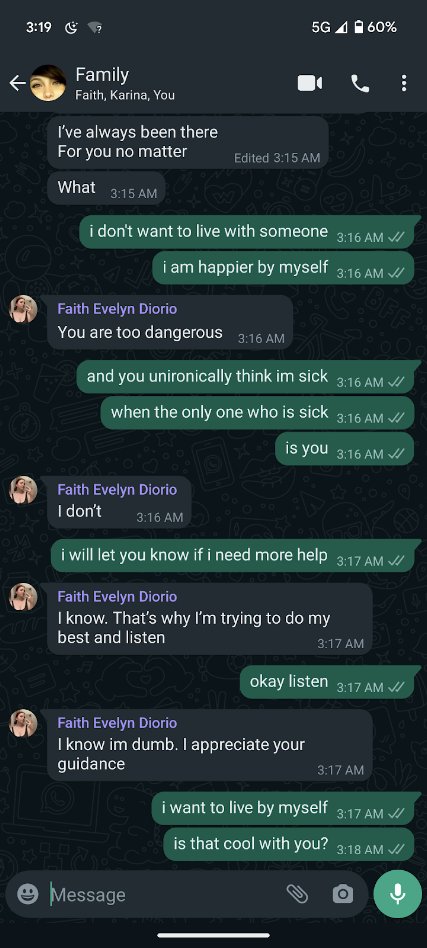 [EVIDENCE: FAMILY — DANGEROUS]