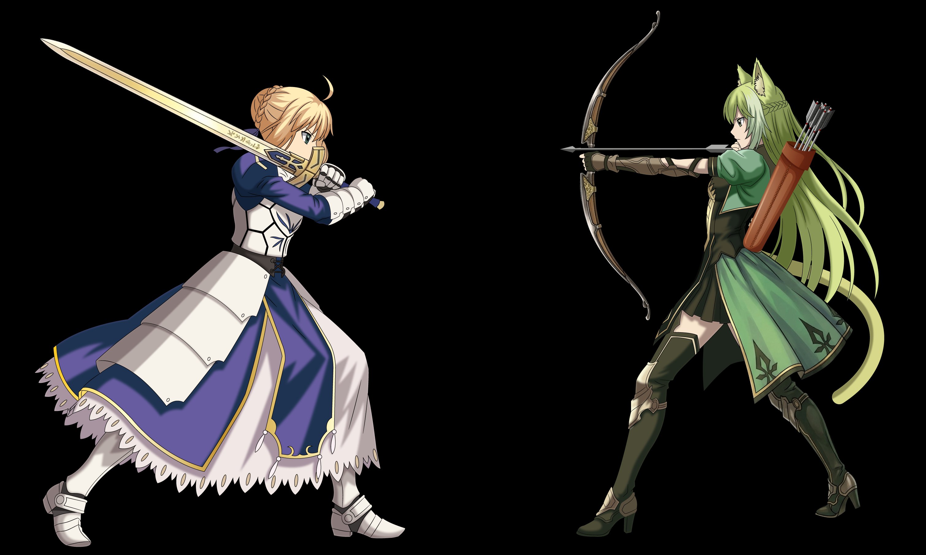 Dueling Fates — Fantasy battle dual characters
