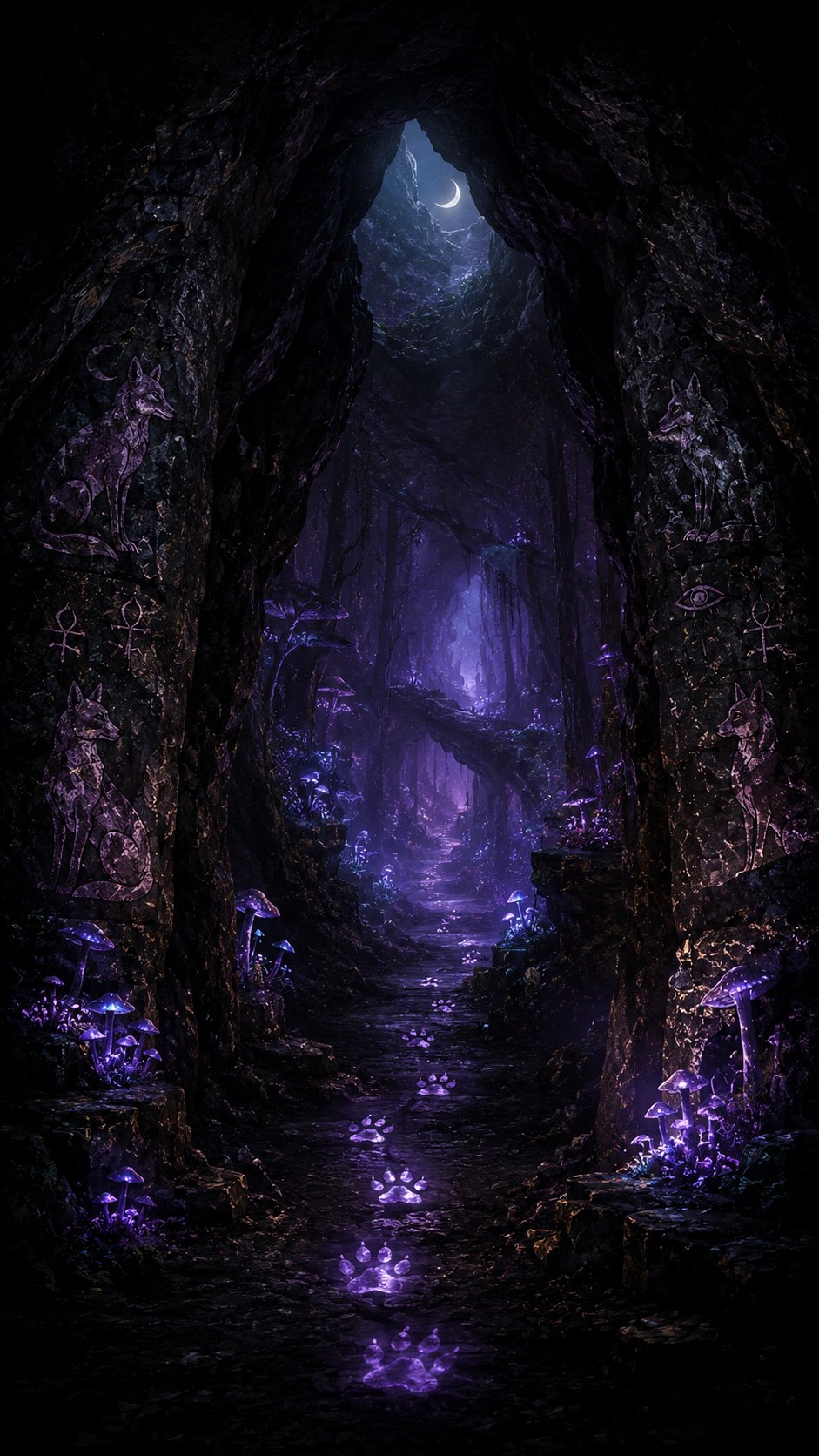 The violet path